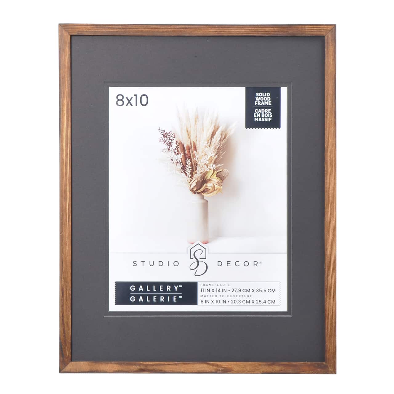 Gallery Dark Wood Frame with Mat by Studio Décor®